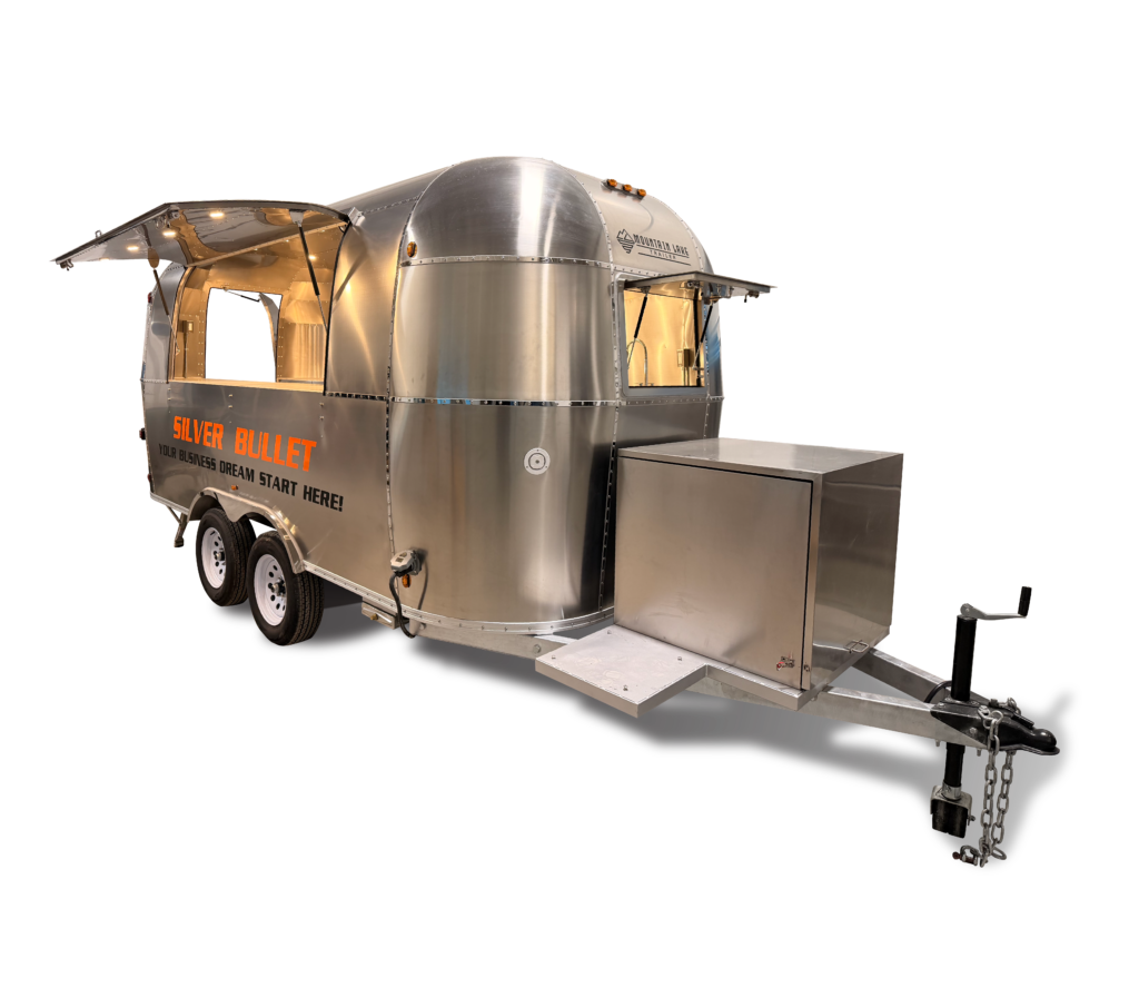 The Silver Bullet Food Truck Trailer